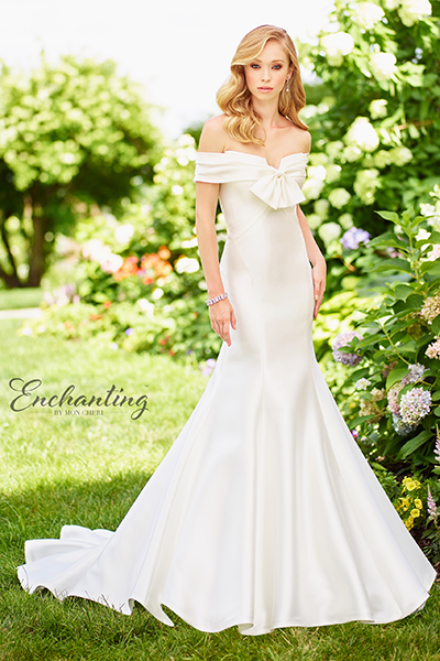 Enchanting By Mon Cheri Bow Neckline