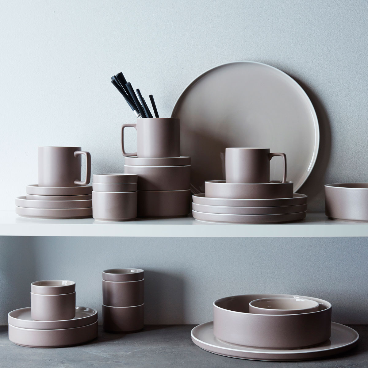 Noritake ColorTrio Clay Stax