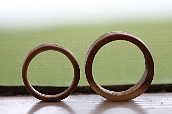 Wooden Wedding Rings