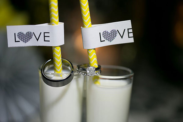 Solitaire Engagement Ring & Wedding Bands