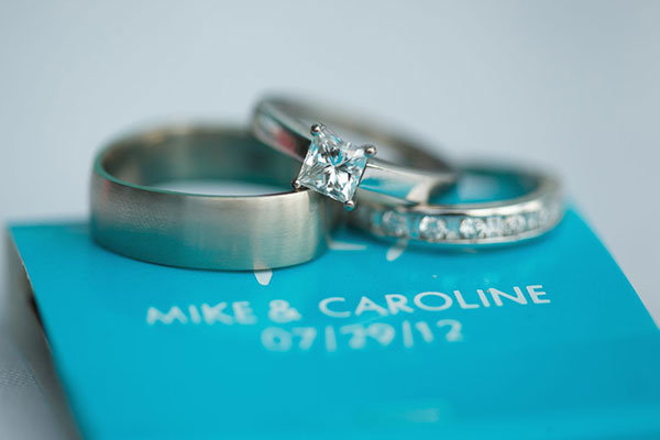 Solitaire Engagement Ring & Wedding Bands