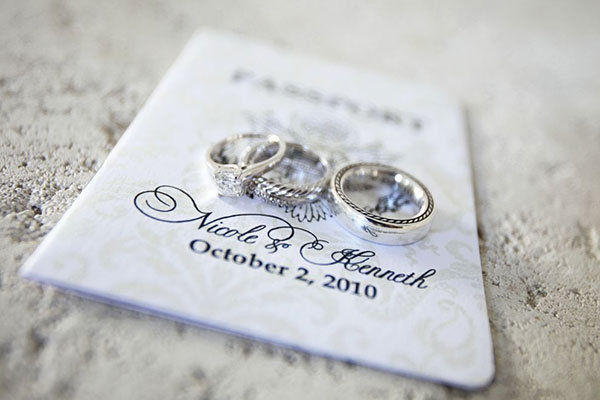 Solitaire Engagement Ring & Wedding Bands