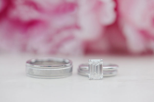 Solitaire Engagement Ring & Wedding Bands
