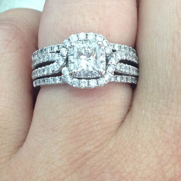 Split Shank Engagement Ring From Valentinegirl0214 