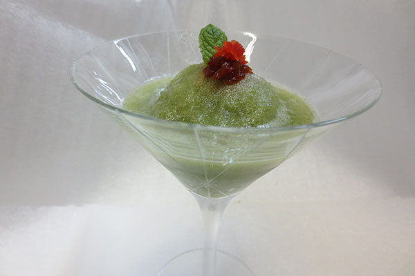 Cucumber Martini Sorbet