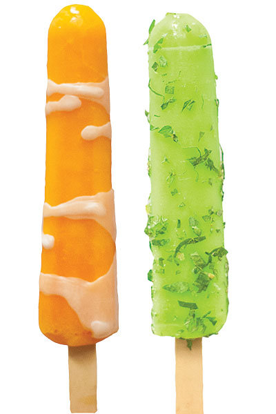 Vodka Orange & Rum Mojito Poptails