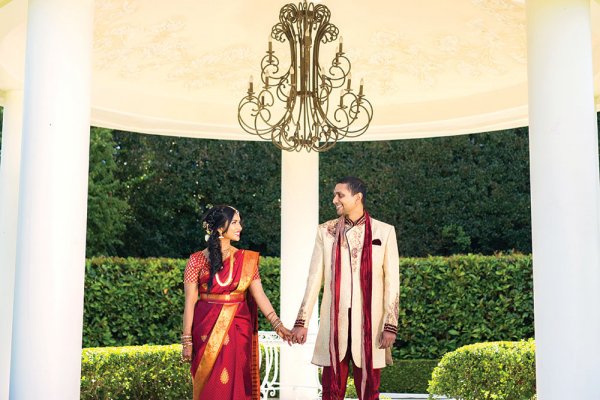 indian wedding bride and groom