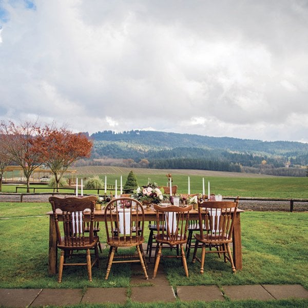 oregon wine oountry wedding