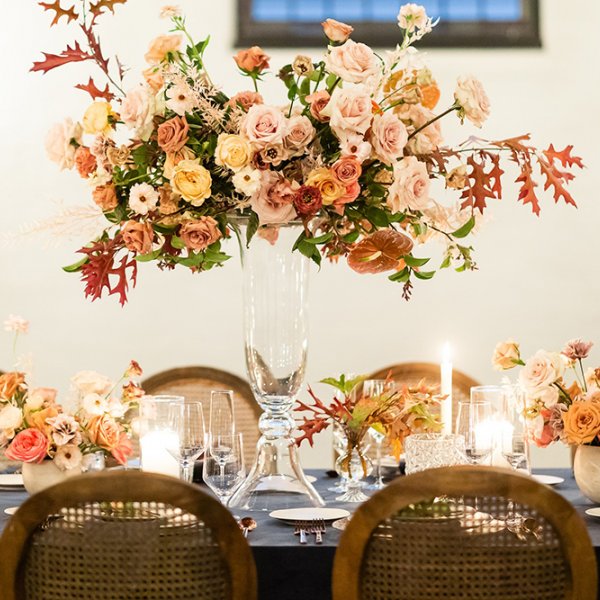 fall wedding centerpiece