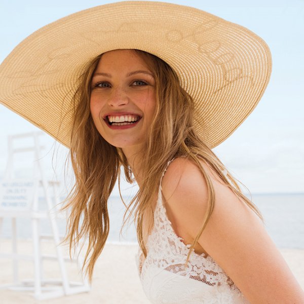 bride on the beach