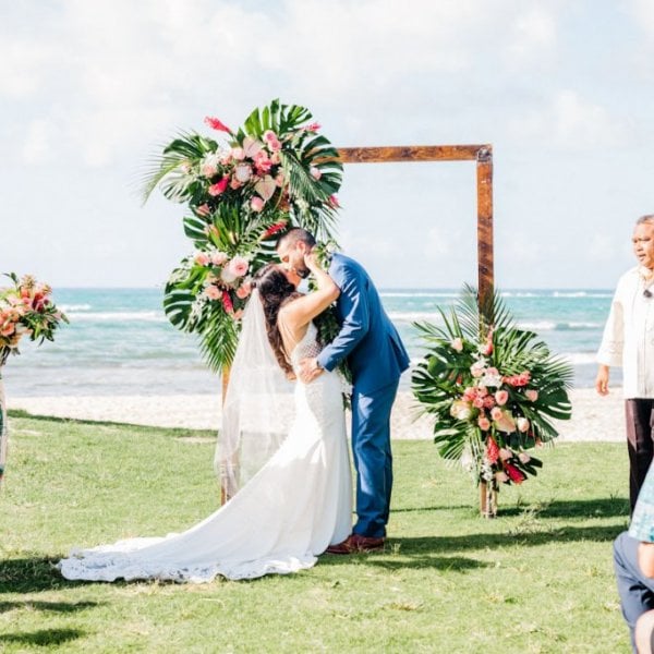 outdoor wedding ceremony