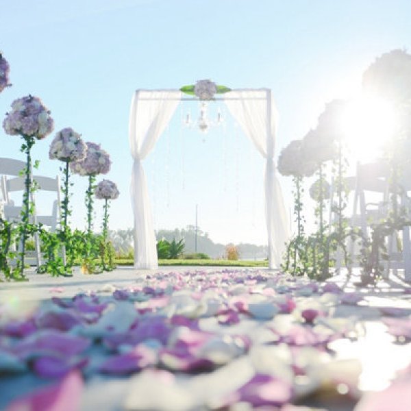 wedding aisle decor