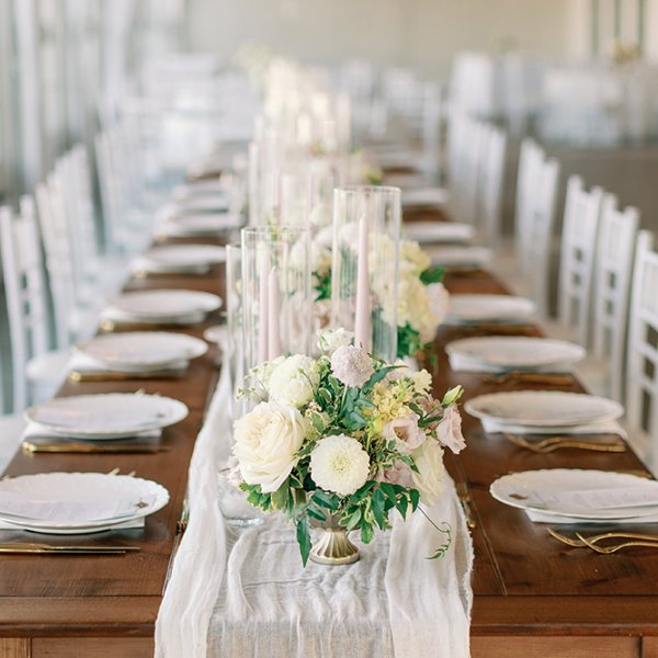 wedding reception table