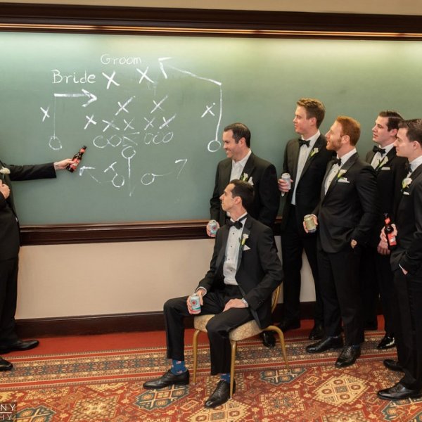 groom and groomsmen game plan