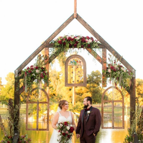 indoor outdoor wedding ceremony