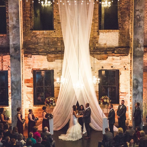 Indoor wedding ceremony