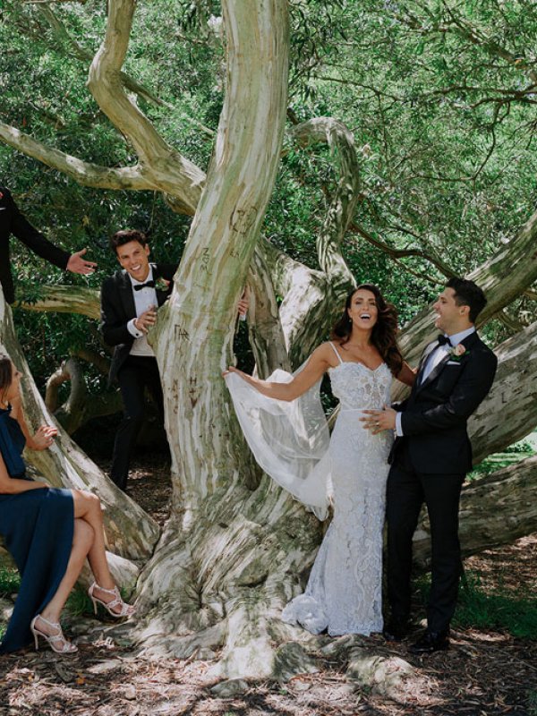 Andrea Johnny Bridal Party Tree