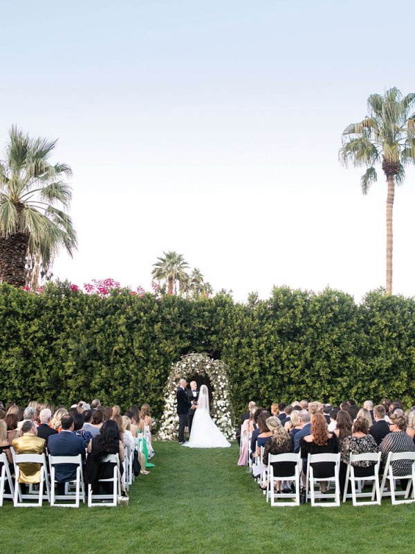 outdoor wedding ceremony