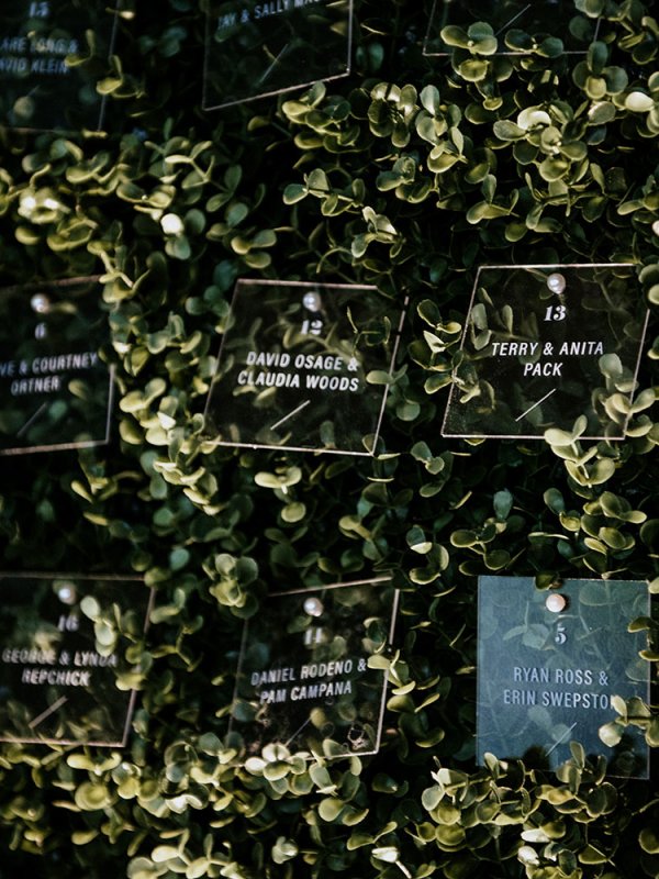 Acrylic Wedding Escort Cards
