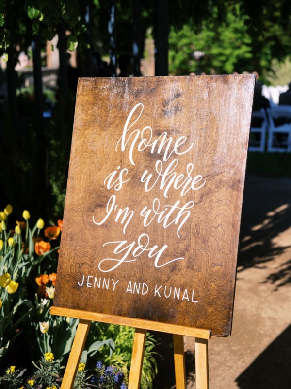 Kristin La Voie Photography Wedding Sign