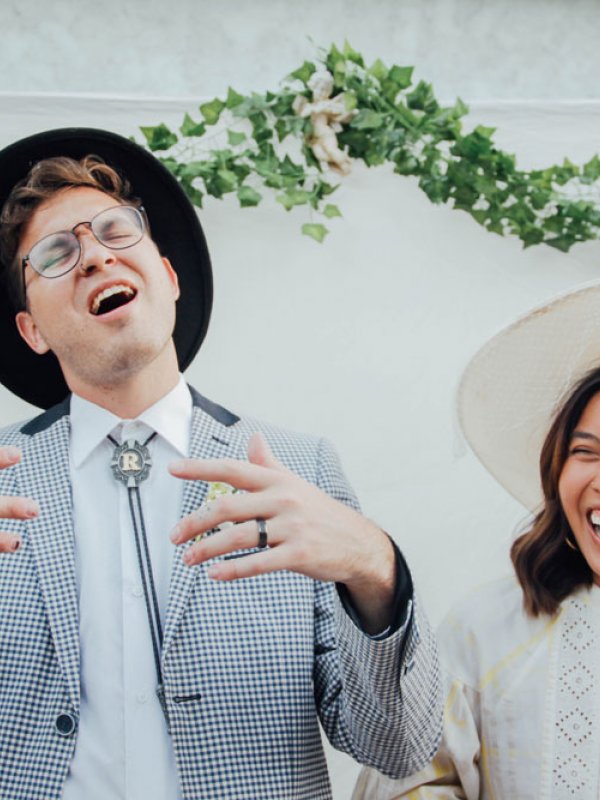 Lizzi And Mitch Real Wedding Silly Smiles