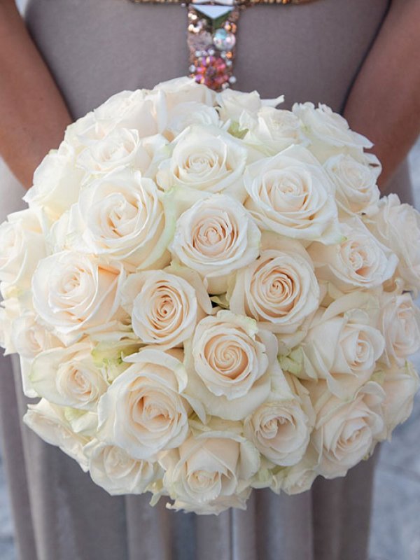 White wedding bouquet