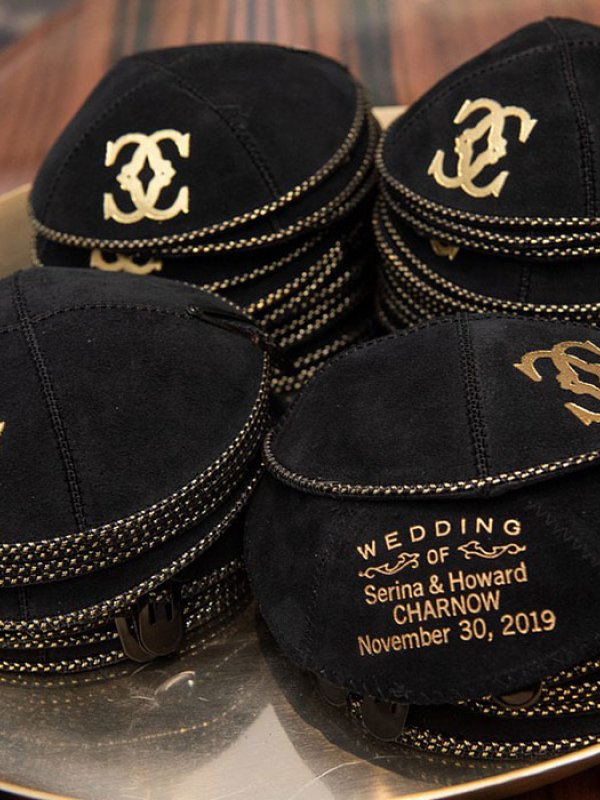 Wedding yarmulkes
