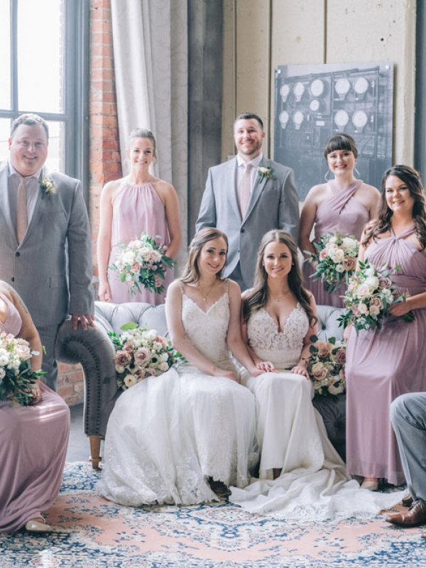 Same Sex Wedding Party