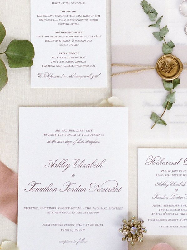 Wedding invitations