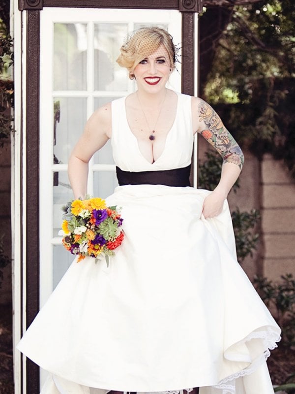 Bewitching Halloween Wedding: Kristen & David in Orange, CA