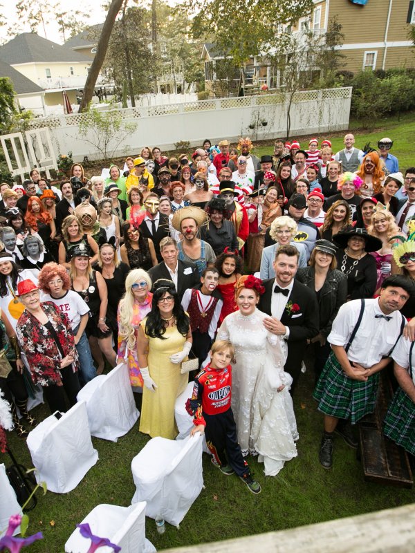 Scary Halloween Wedding: Erin & Eric in Myrtle Beach, SC