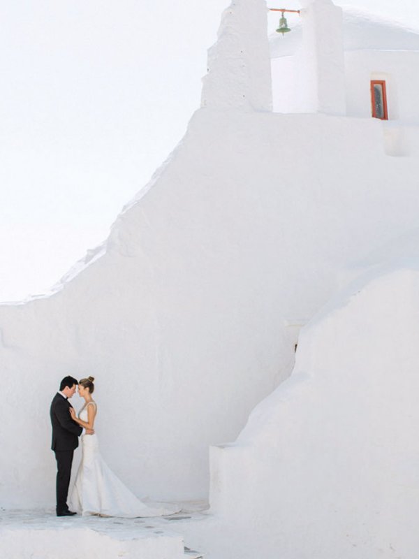 Blue Skies: Kylene & Thomas in Mykonos, Greece