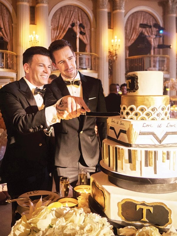 Old Hollywood Glam: David Tutera & Joey Toth in Los Angeles, CA