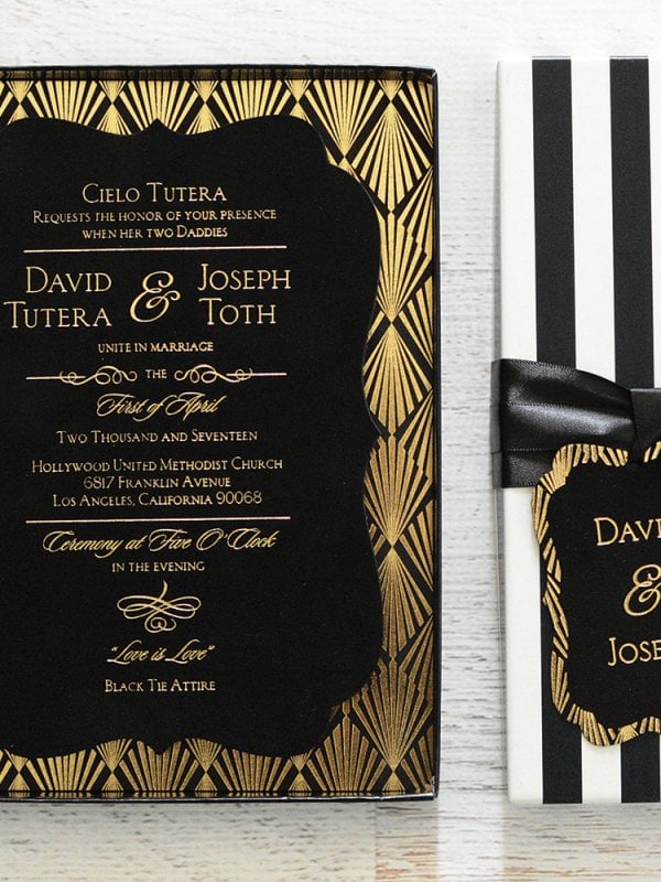 Old Hollywood Glam: David Tutera & Joey Toth in Los Angeles, CA