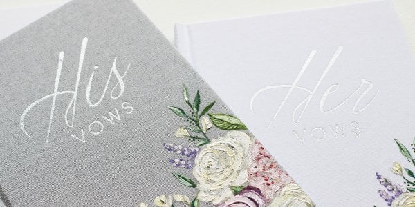 his and hers vow book