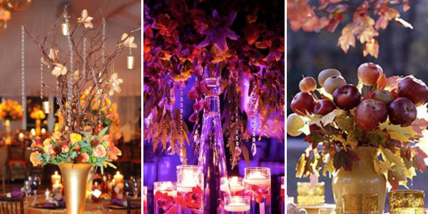 fall wedding centerpieces