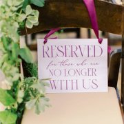 wedding remembrance seat