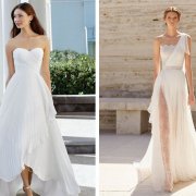 Assymmetrical Wedding Gowns