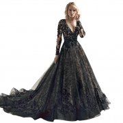 Black Wedding Gown