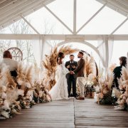 fall wedding ceremony