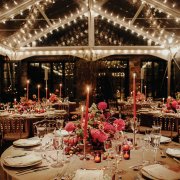 Fall wedding reception