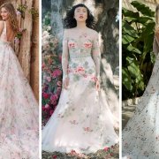 floral wedding gowns