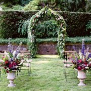 Garden wedding ceremony