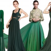 Green bridesmaid dresses