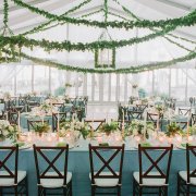 green winter wedding color palette