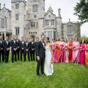 wedding bridesmaids and groomsman