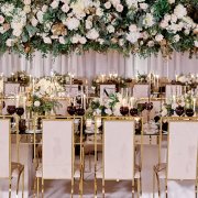 modern wedding reception decor