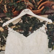 personalized wedding hanger