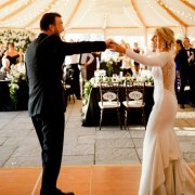 wedding reception bride groom first dance