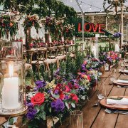 romantic wedding reception